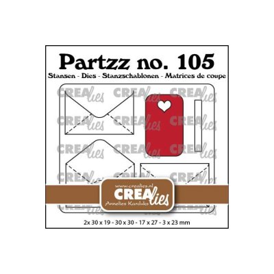 Stanssisetti, Crealies: Mail - kirjekuoret