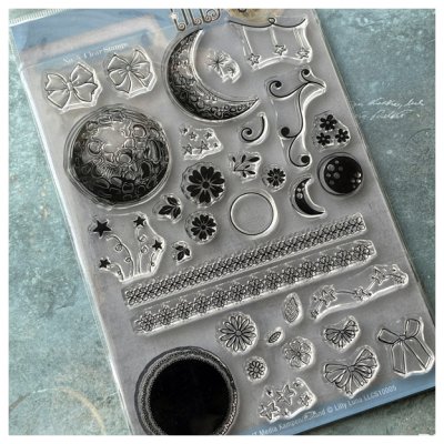 Stamp set A5, Lilly and Luna: Moon