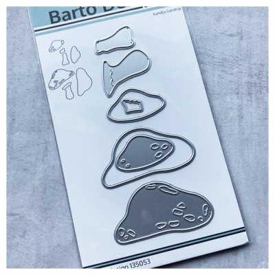 Cutting die set, Barto Design: Mushrooms