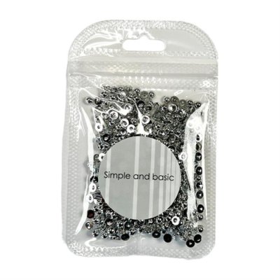 Puolihelmi 4 mm - hopea, n. 500 kpl