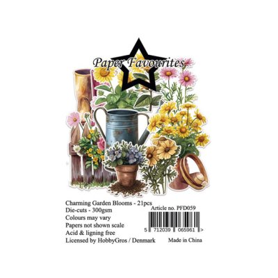 Leikekuvat, Paper Favourites: Charming Garden Blooms