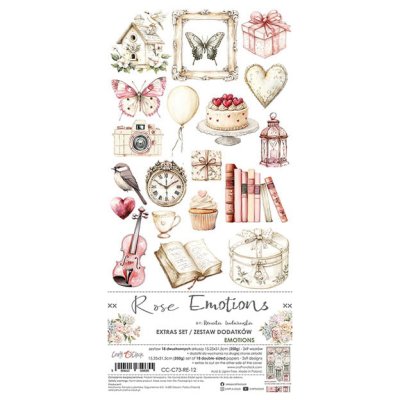 Die cut sheets, Craft O'Clock: Rose Emotions - Emotions