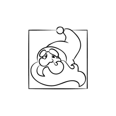 Marianne Design -pikkuleimasin:  Joulupukki