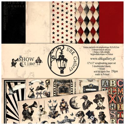 12x12" paperipakkaus, UHK: Show time