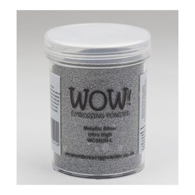 Wow! -kohojauhe 160ml:  Metallic silver (ultra high) - hopea