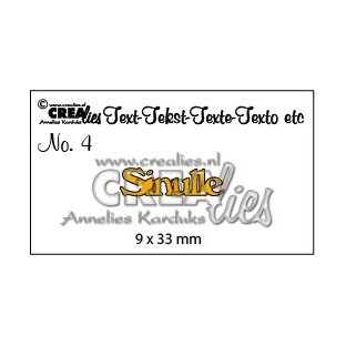 Text die, Crealies (Finnish): Sinulle (For you)