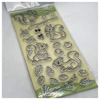 Stamp set, Leane Creatief: Squirrels
