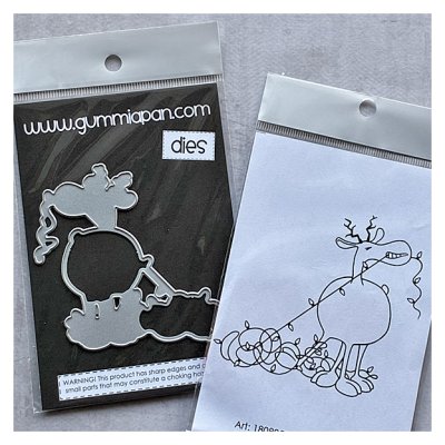 Leimasin ja stanssi, Gummiapan: Tangled in Chr Lights