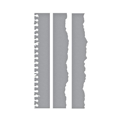 Cutting dies, Spellbinders: Torn paper edges