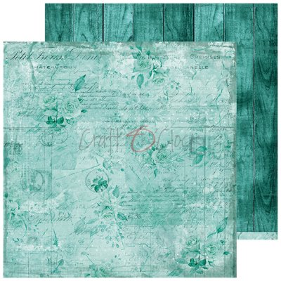 Kuviopaperi 12x12", Craft O'Clock: Turquoise Mood 04