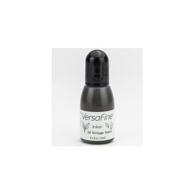 VersaFine re-inker 15ml: Vintage Sepia