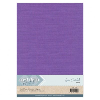 Kartonkipakkaus A4, Card Deco: Violet, 10kpl
