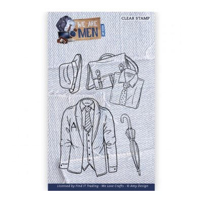 Stamp set A6, Amy Design: We are Men - Men