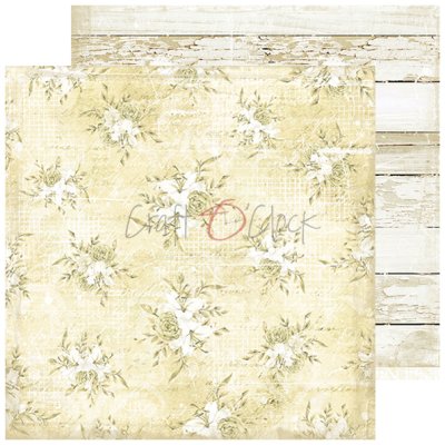 Craft O'Clock paper sheet 12x12": White-Beige Mood 05