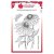 Woodware stamp set: Echinacea and Moth