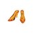 Korkokengät - oranssi, 10 kpl