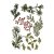 Stanssisetti, Sizzix Thinlits: Holiday Greens, mini - havut