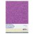 Glitter cardstock A4, 6 pcs, Card Deco: Purple