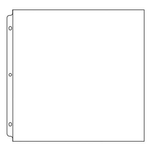 Muovitaskut 12x12\" 10 kpl, 1 tasku