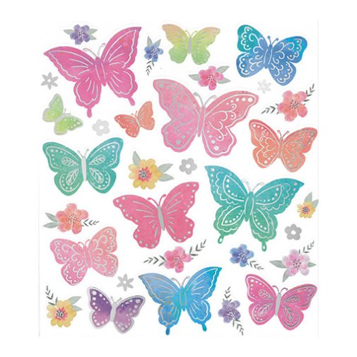 Sticker sheet: Butterflies