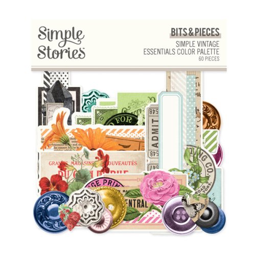 Die-cuts, Simple Stories: Color Palette bits
