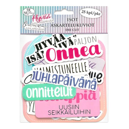 Leikekuvat, JK: Tekstit, 25 kpl
