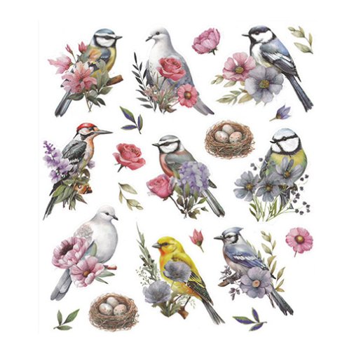 Sticker sheet: Birds