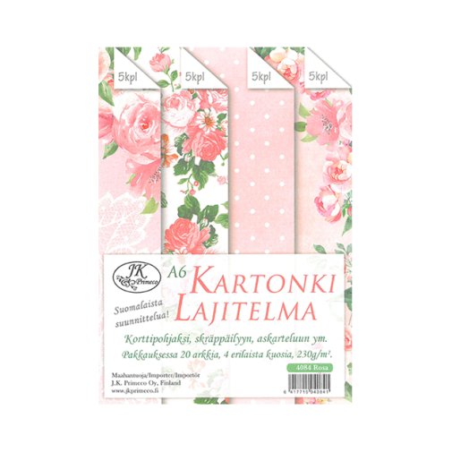 A6 paperipakkaus, JK: Rosa