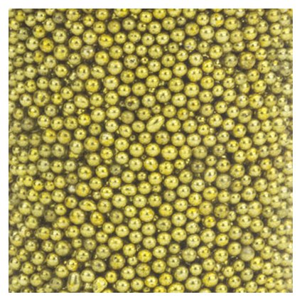 Caviar beads -minihelmet: Gold