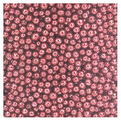 Caviar beads -minihelmet: Coral