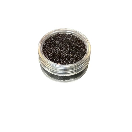 Caviar beads -minihelmet: Black