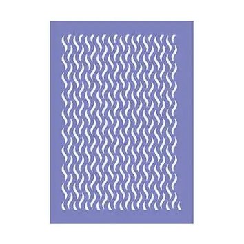 stencil A5, Dutch Doobadoo: Floral Waves