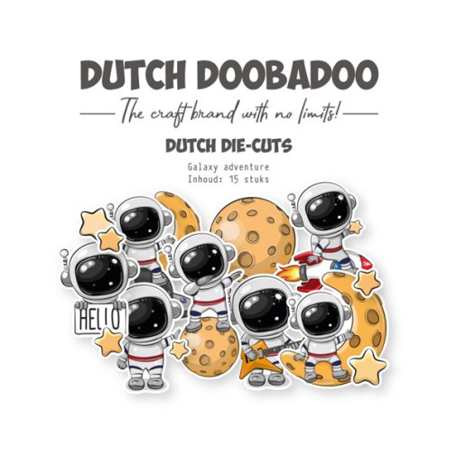 Die-cuts, Dutch Doobadoo: Galaxy Adventure