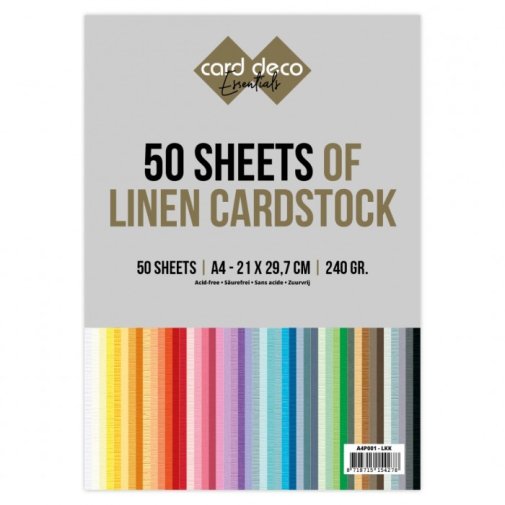Cardstock pack A4, Card Deco, 50 sheets
