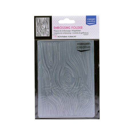 Embossing folder, VC: Wood grain