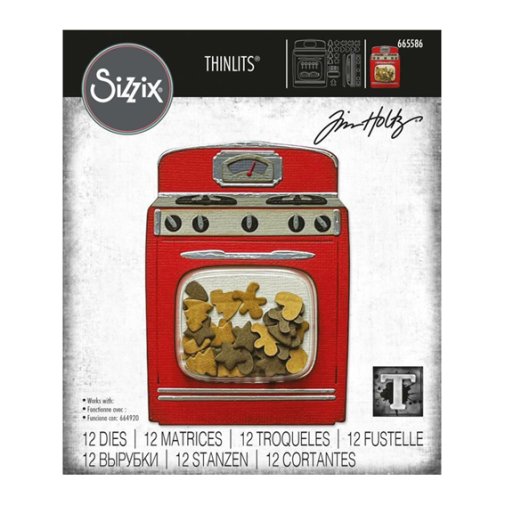 Cutting dies, Sizzix Thinlits: Retro Oven