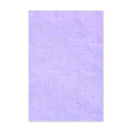 Embossing folder, Sizzix: Rainbow sky