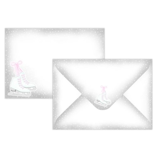 Envelopes C6, 10 pcs: Ice skates