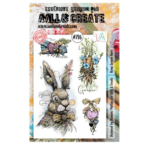 Stamp set A5, AALL & Create: Home Grown Hare