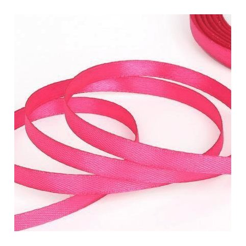 Satiininauha 7mm - fuksia, 1m