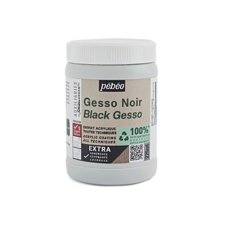 Gesso 225 ml, Pebeo: Black