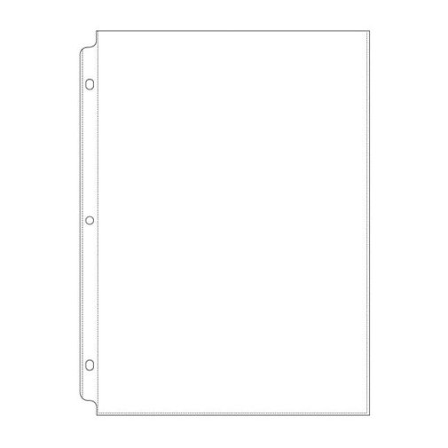 Muovitaskut 8,5x11\" 10 kpl, 1 tasku