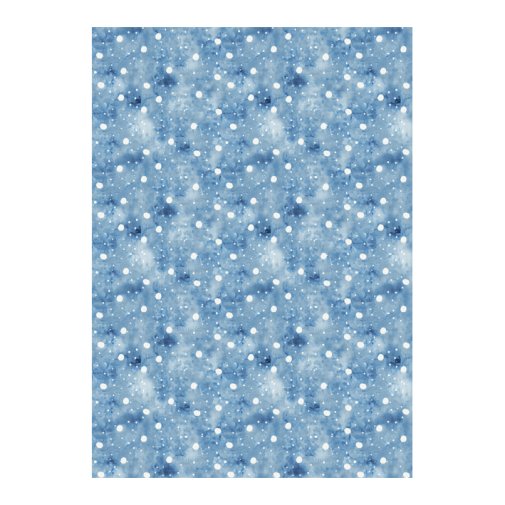 Cardstock A4, 170g, 5pcs: Snowfall