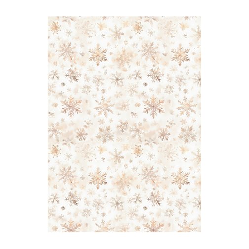 Kartonkiarkki A4, 170g, 5kpl, Krafia: Lumihiutaleet, vaalea