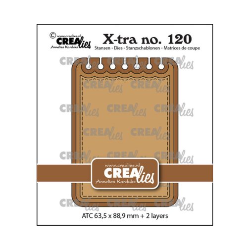 Stanssisetti, Crealies: ATC - notebook horizontal