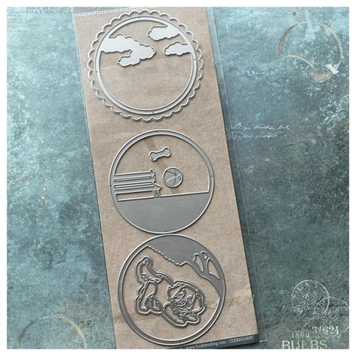 Cutting dies, CD: Build a Scene - Dog