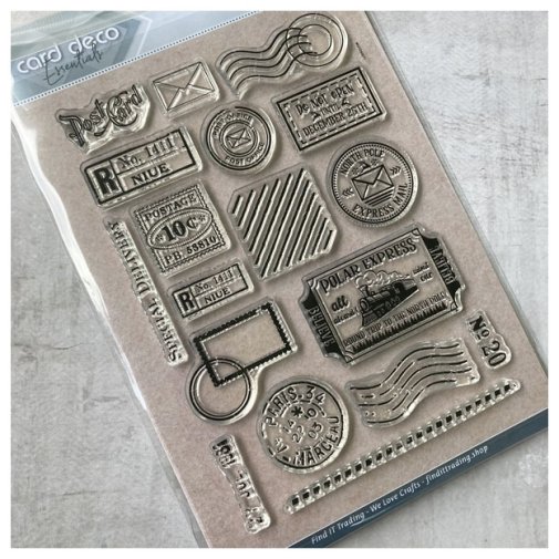Leimasinsetti A5, Card Deco: Postileimat yms.