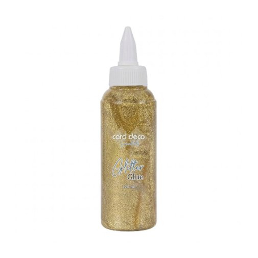 Glitter glue 120ml, Card Deco: Gold