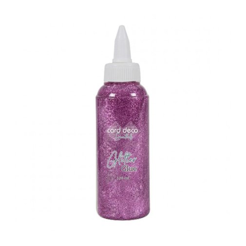 Glitter glue 120ml, Card Deco: Violet