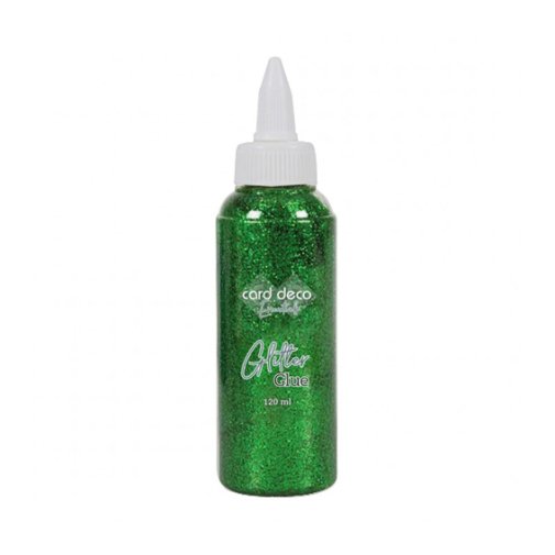 Kimalleliima 120ml,  Card Deco: Green - Vihreä